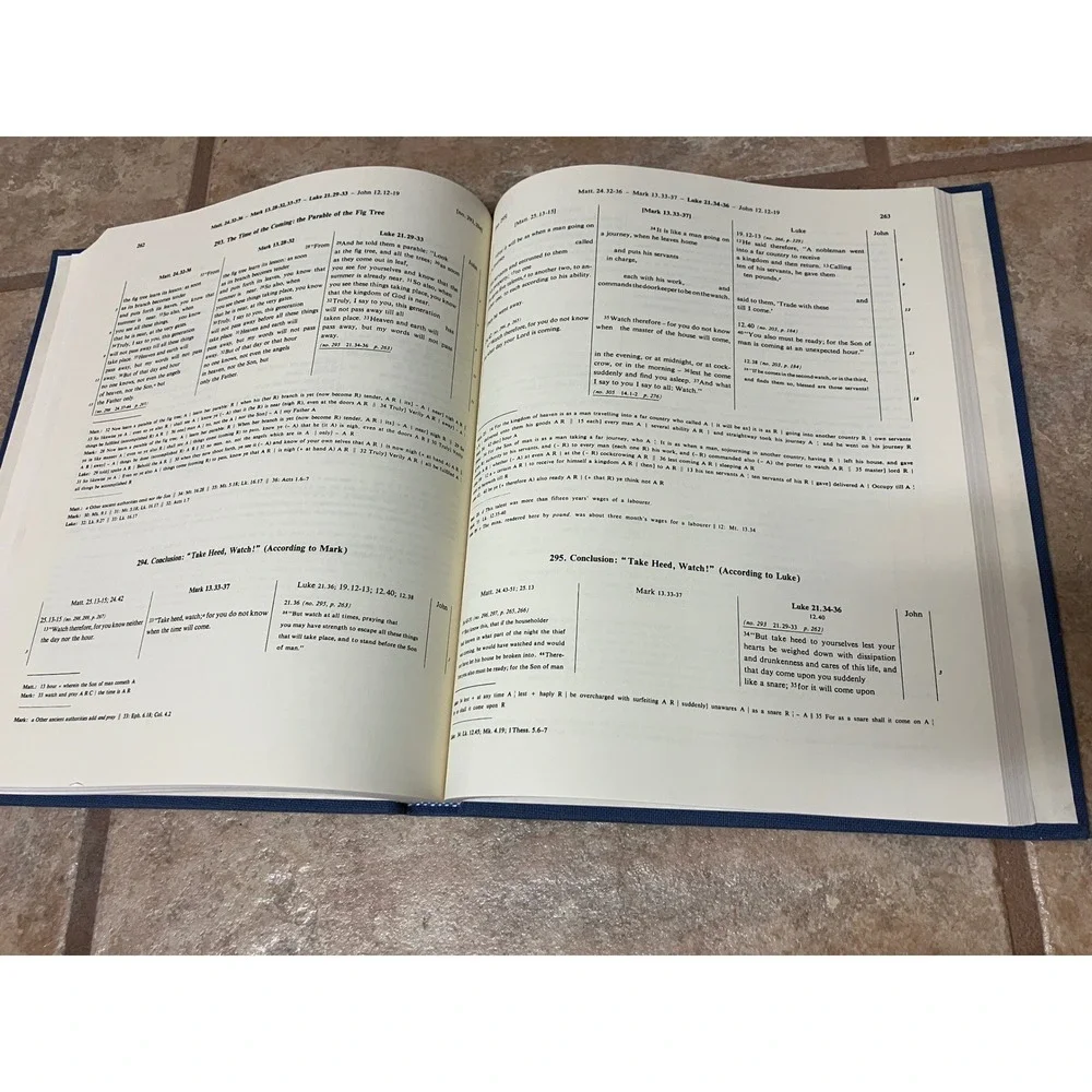 Synopsis of the Four Gospels English Edition Kurt Aland RSV 1985 Hardcover Bible